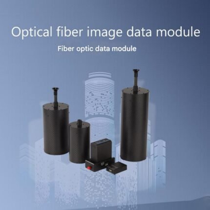 Drone optical fiber video transmission module